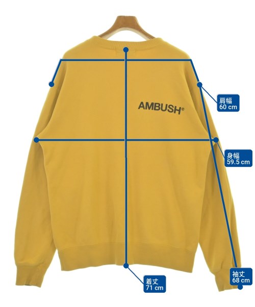 AMBUSH（アンブッシュ）スウェット 黄 サイズ:2(M位) メンズ/2200701881016