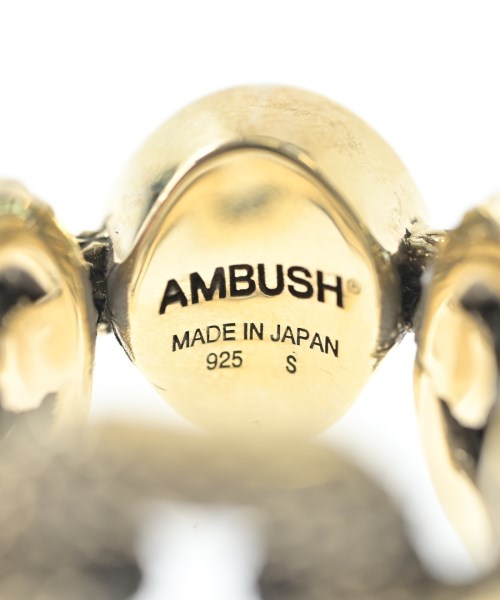 AMBUSH（アンブッシュ）リング ゴールド サイズ:-(11号位) メンズ/2200657136055