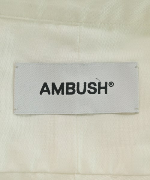 AMBUSH（アンブッシュ）カジュアルシャツ 白 サイズ:L メンズ/2200659608024
