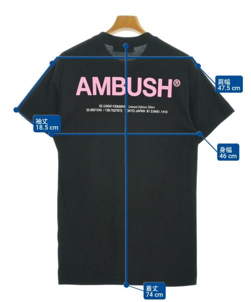 AMBUSH（アンブッシュ）Tシャツ・カットソー 黒 サイズ:1(S位) メンズ/2200716244066
