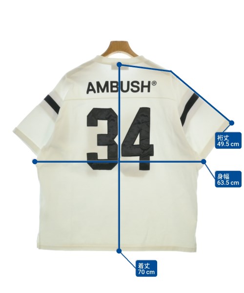 AMBUSH（アンブッシュ）Tシャツ・カットソー 白 サイズ:S メンズ/2200652452273