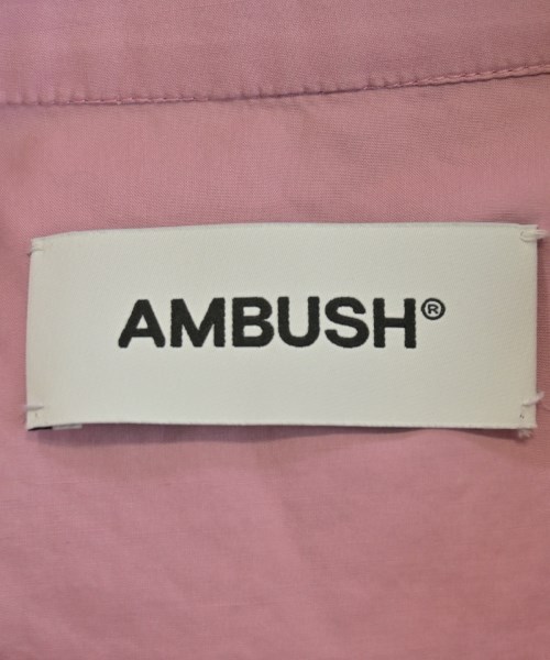 AMBUSH（アンブッシュ）カジュアルシャツ ピンク サイズ:XS メンズ/2200652860047