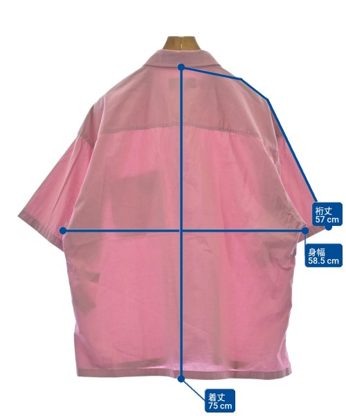 AMBUSH（アンブッシュ）カジュアルシャツ ピンク サイズ:XS メンズ/2200652860047