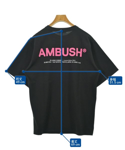 AMBUSH（アンブッシュ）Tシャツ・カットソー 黒 サイズ:S メンズ/2200704044074