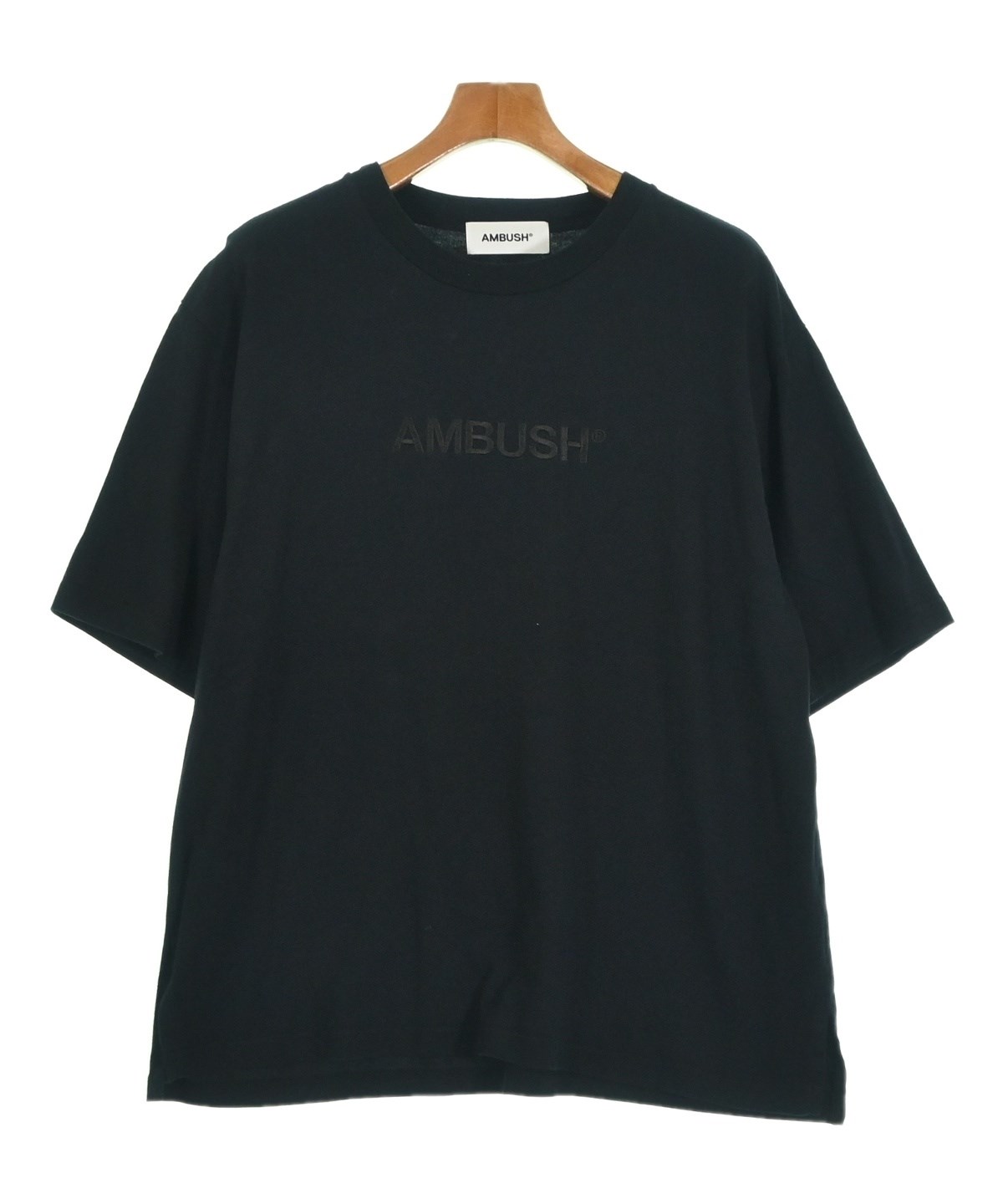 AMBUSH アンブッシュ　シャツ　レーヨン　ブラック　12113132 AMBUSH（アンブッシュ）Tシャツ・カットソー 紺 サイズ:L メンズ