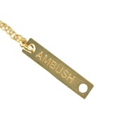 AMBUSH（アンブッシュ）ネックレス ゴールド サイズ:- メンズ/2200664348120