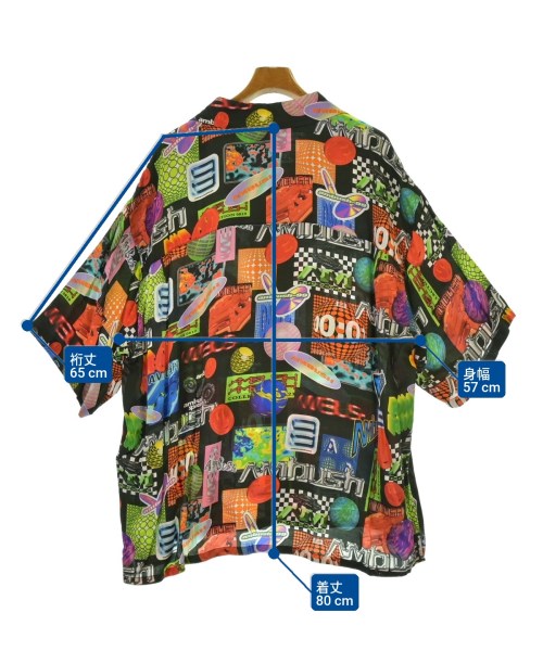 AMBUSH（アンブッシュ）カジュアルシャツ 黒 サイズ:50(XL位) メンズ/2200667927049