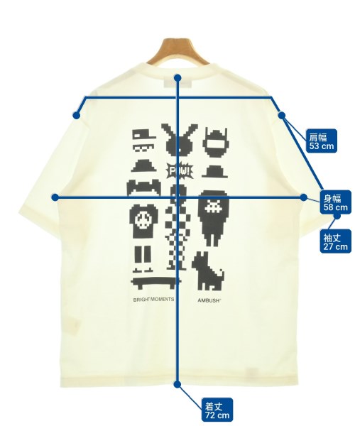 AMBUSH（アンブッシュ）Tシャツ・カットソー 白 サイズ:-(XL位) メンズ/2200734098108