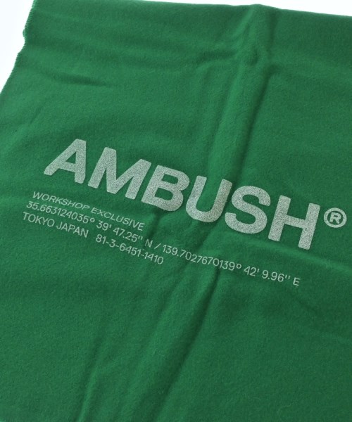 AMBUSH（アンブッシュ）マフラー 緑 サイズ:- メンズ/2200724164035