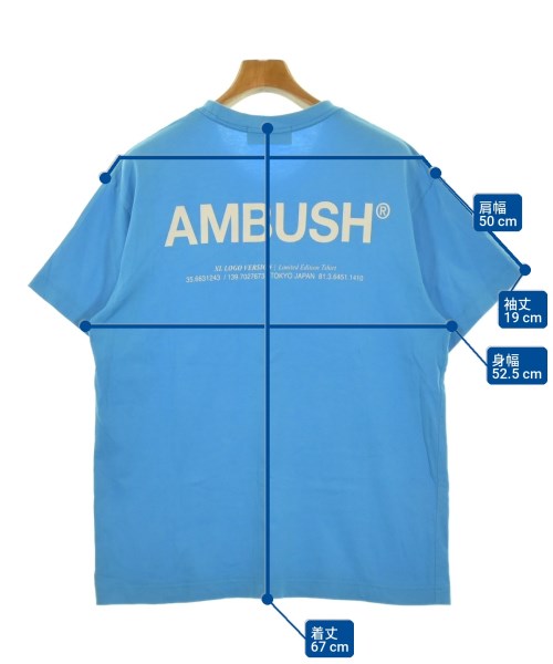 AMBUSH（アンブッシュ）Tシャツ・カットソー 青 サイズ:2(M位) メンズ/2200727048035