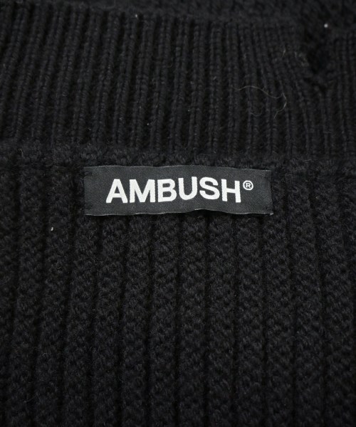 AMBUSH（アンブッシュ）カーディガン 黒 サイズ:M メンズ/2200687823024