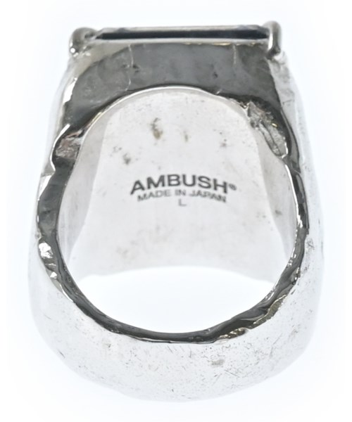 AMBUSH（アンブッシュ）リング 黒 サイズ:L(17号位) メンズ/2200687823147