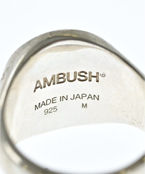 AMBUSH（アンブッシュ）リング 黒 サイズ:L(15号位) メンズ/2200687823154
