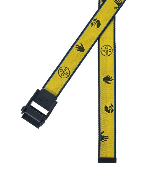 OFF-WHITE（オフホワイト）ベルト 黄 サイズ:- メンズ/2200637480024