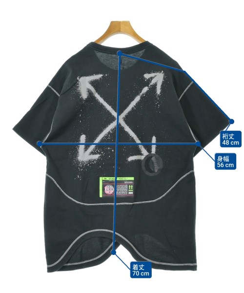 OFF-WHITE（オフホワイト）Tシャツ・カットソー 黒 サイズ:M メンズ/2200642292032