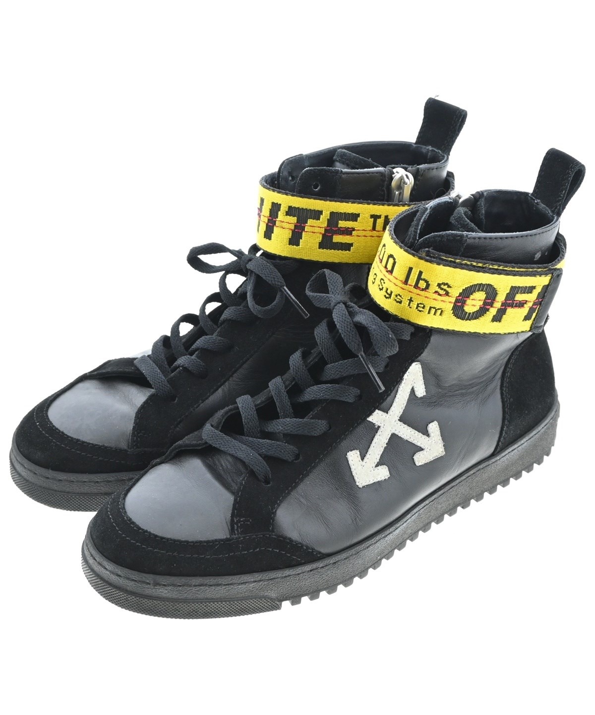 OFF-WHITE（オフホワイト）スニーカー 黒 サイズ:EU40(25cm位) メンズ 