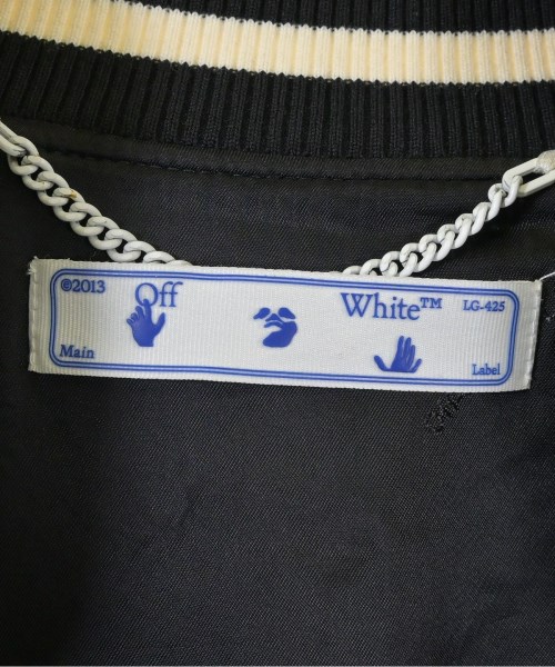 OFF-WHITE（オフホワイト）スタジャン 黒 サイズ:L メンズ/2200644246040