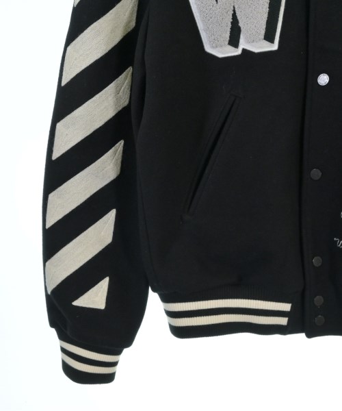 OFF-WHITE（オフホワイト）スタジャン 黒 サイズ:L メンズ/2200644246040