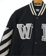 OFF-WHITE（オフホワイト）スタジャン 黒 サイズ:L メンズ/2200644246040
