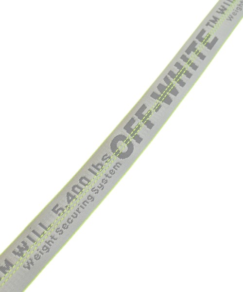 OFF-WHITE（オフホワイト）ベルト 白 サイズ:ONE メンズ/2200622148076