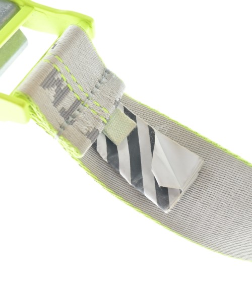 OFF-WHITE（オフホワイト）ベルト 白 サイズ:ONE メンズ/2200622148076