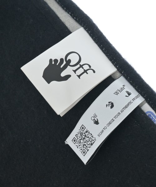 OFF-WHITE（オフホワイト）マフラー 黒 サイズ:ONE メンズ/2200626669201
