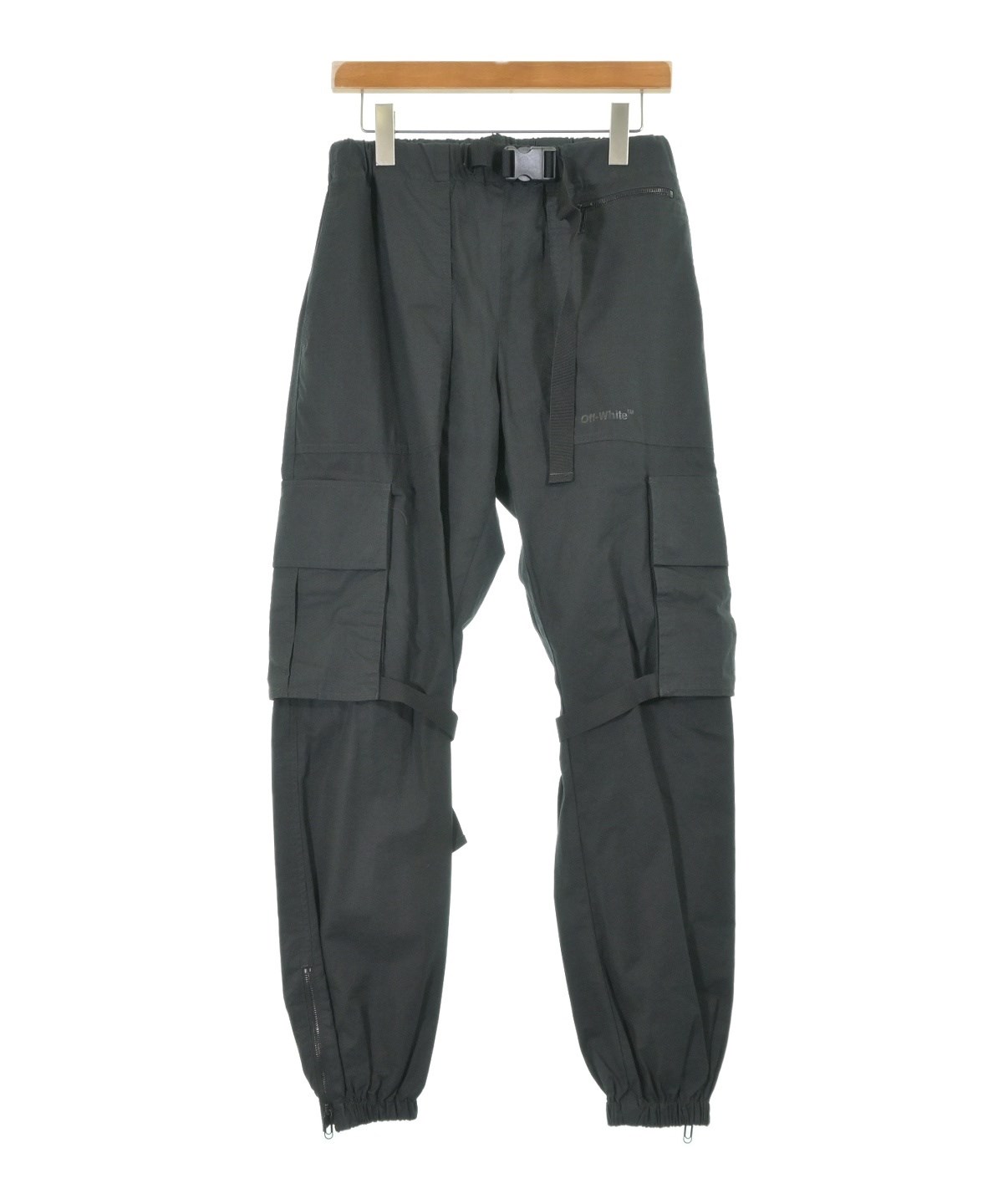 OFF-WHITE（オフホワイト）カーゴパンツ 黒 サイズ:M メンズ