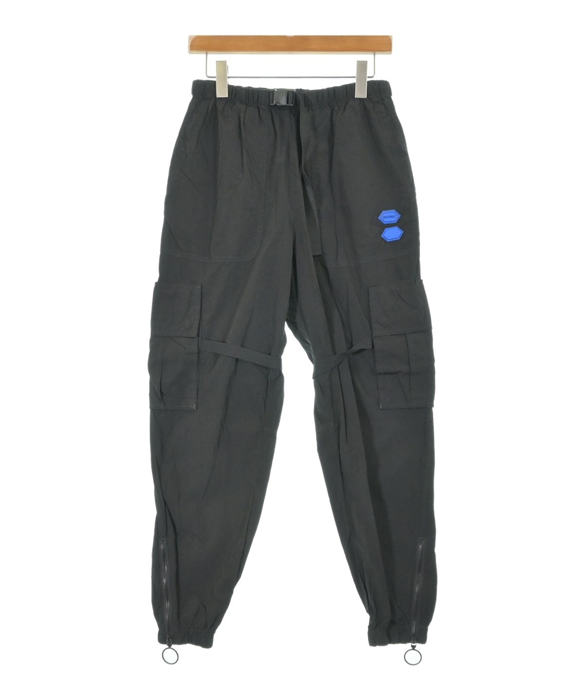 Off-White ナイロン カーゴパンツ ブラック　33 オフ-ホワイト OFF-WHITE（オフホワイト）カーゴパンツ 黒 サイズ:30(M位) メンズ
