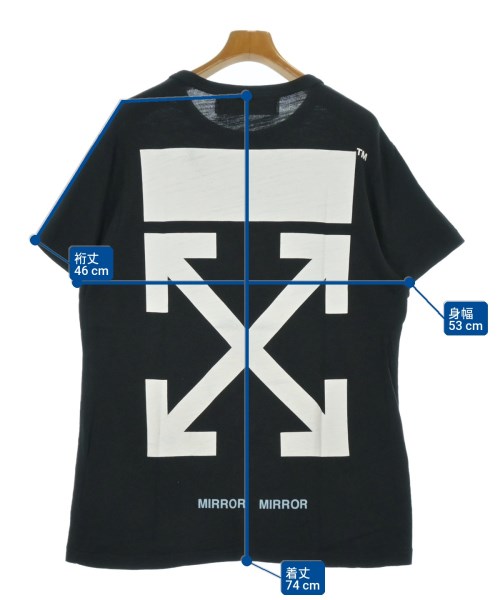 OFF-WHITE（オフホワイト）Tシャツ・カットソー 黒 サイズ:XS メンズ/2200610600050