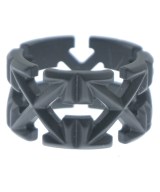 OFF-WHITE（オフホワイト）リング 黒 サイズ:-(23号位) メンズ/2200611974044