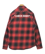 OFF-WHITE（オフホワイト）カジュアルシャツ 赤 サイズ:M メンズ/2200612362321