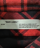 OFF-WHITE（オフホワイト）カジュアルシャツ 赤 サイズ:M メンズ/2200612362321