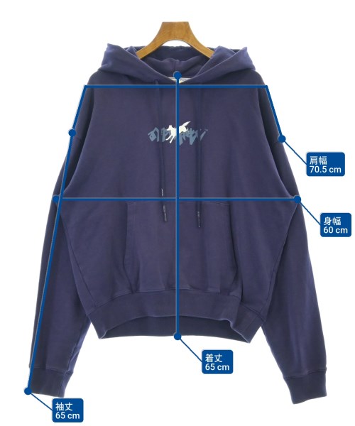 OFF-WHITE（オフホワイト）パーカー 紫 サイズ:M メンズ/2200618544042