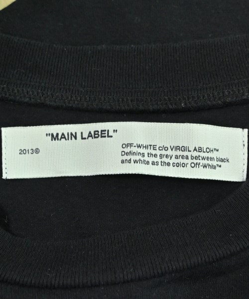 OFF-WHITE（オフホワイト）Tシャツ・カットソー 黒 サイズ:S メンズ/2200597119040