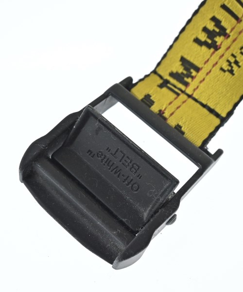OFF-WHITE（オフホワイト）ベルト 黄 サイズ:S メンズ/2200670452026