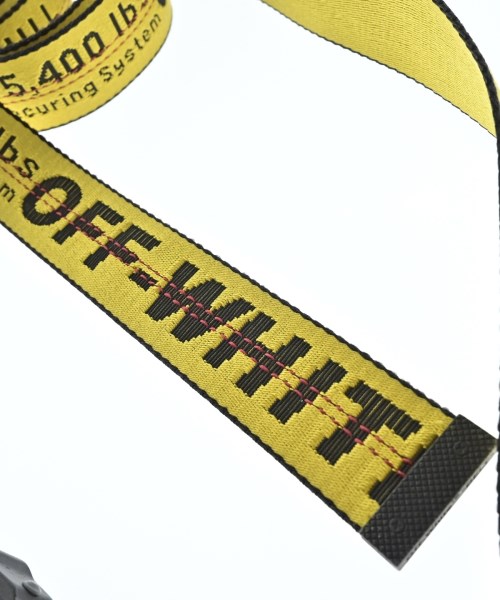 OFF-WHITE（オフホワイト）ベルト 黄 サイズ:S メンズ/2200670452026