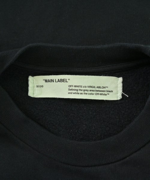 OFF-WHITE（オフホワイト）スウェット 黒 サイズ:XS メンズ/2200675963015