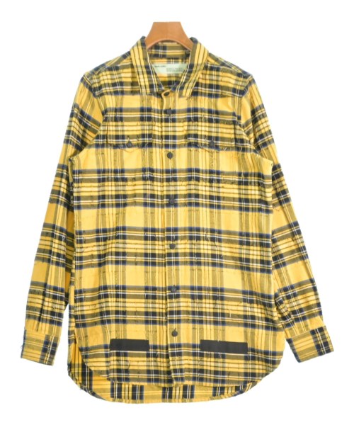 OFF-WHITE(オフホワイト)カジュアルシャツ 黄 サイズ:S/2200677003047