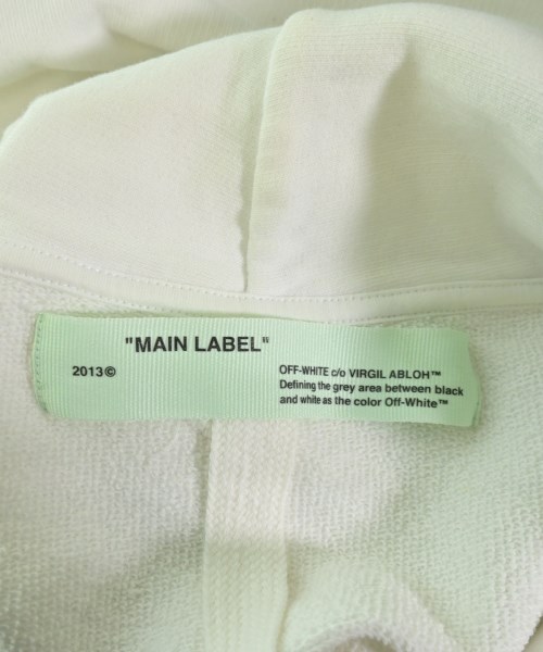 OFF-WHITE（オフホワイト）パーカー 白 サイズ:M メンズ/2200675068246