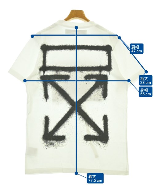 OFF-WHITE（オフホワイト）Tシャツ・カットソー 白 サイズ:M メンズ/2200681371088