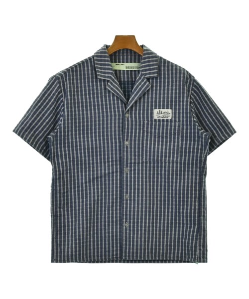 OFF-WHITE(オフホワイト)カジュアルシャツ 紺 サイズ:M/2200699499026