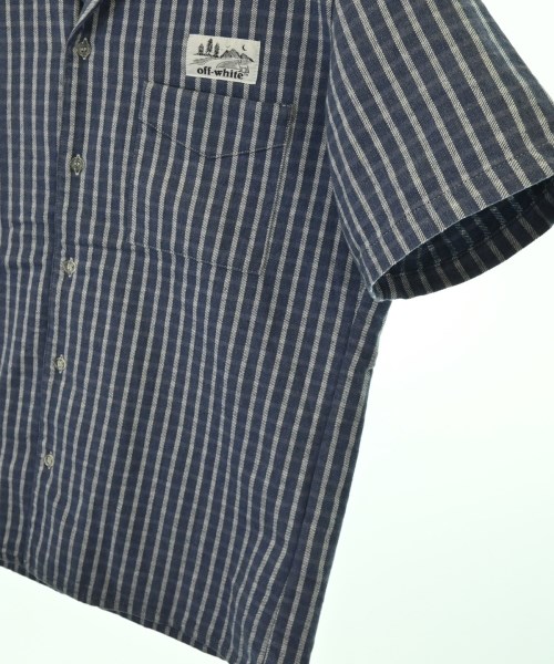 OFF-WHITE（オフホワイト）カジュアルシャツ 紺 サイズ:M メンズ/2200699499026