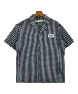 OFF-WHITE（オフホワイト）カジュアルシャツ 紺 サイズ:M メンズ/2200699499026