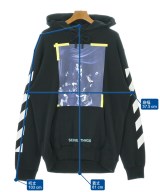 OFF-WHITE（オフホワイト）パーカー 黒 サイズ:M メンズ/2200699739375