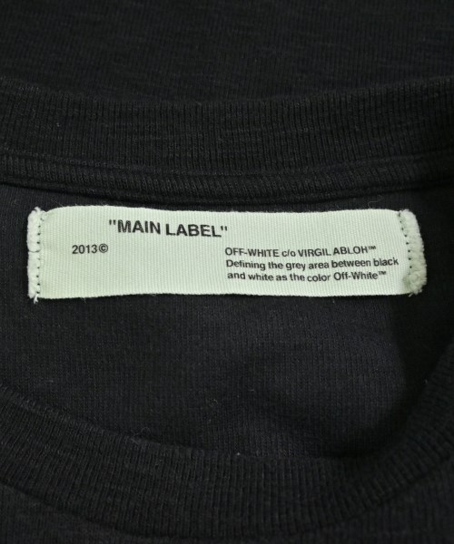 OFF-WHITE（オフホワイト）Tシャツ・カットソー 黒 サイズ:S メンズ/2200701687076