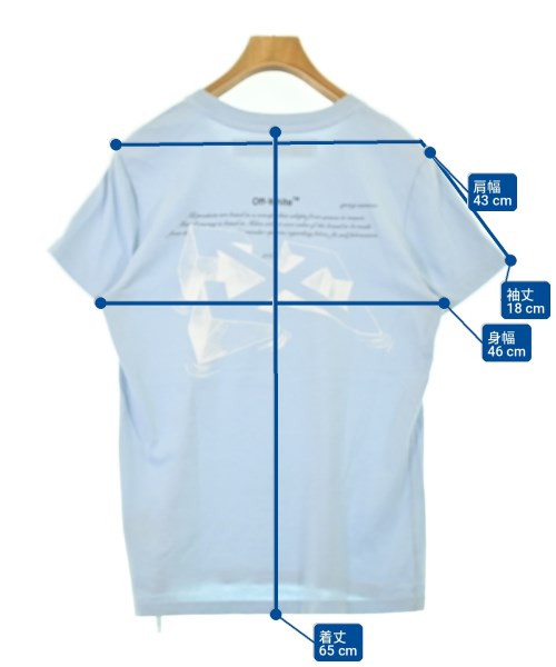 OFF-WHITE（オフホワイト）Tシャツ・カットソー 青 サイズ:S メンズ/2200701687083