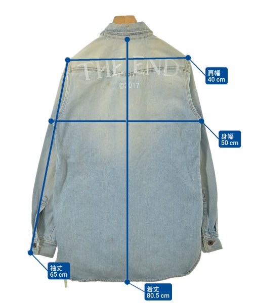 OFF-WHITE（オフホワイト）デニムジャケット 青 サイズ:XS メンズ/2200655411017
