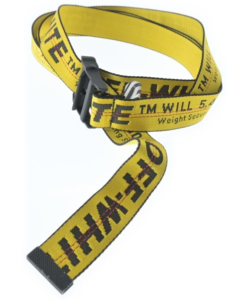 OFF-WHITE(オフホワイト)ベルト 黄 サイズ:-/2200657681203
