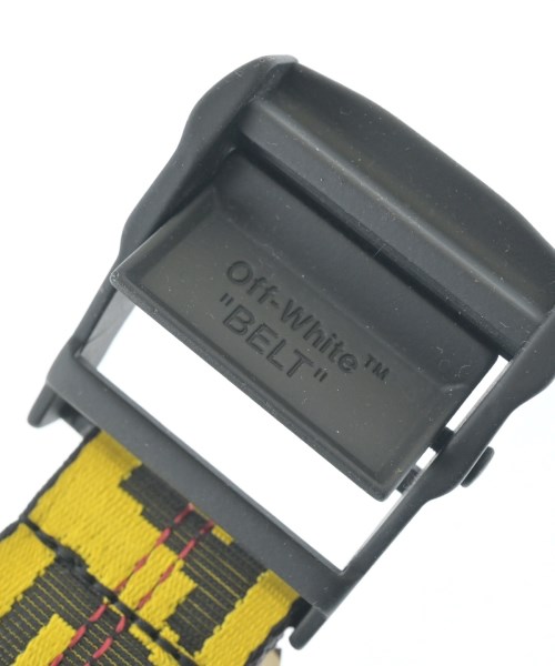 OFF-WHITE（オフホワイト）ベルト 黄 サイズ:- メンズ/2200657681203