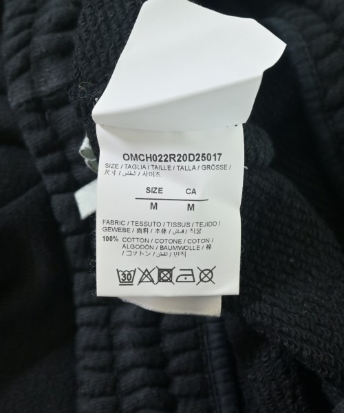 OFF-WHITE（オフホワイト）スウェットパンツ 黒 サイズ:M メンズ/2200710386083